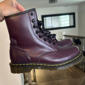 Dr. Martens Women's Purple Combat Boots